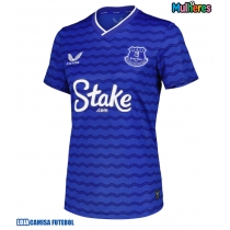 Camisa de Futebol Everton Dwight McNeil #7 Equipamento Principal Mulheres 2025-26 Manga Curta